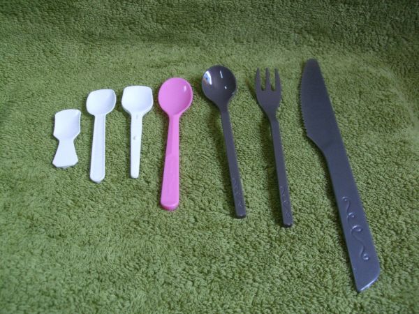 Plastic Knives and Spoons